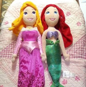 Disney plush doll lot